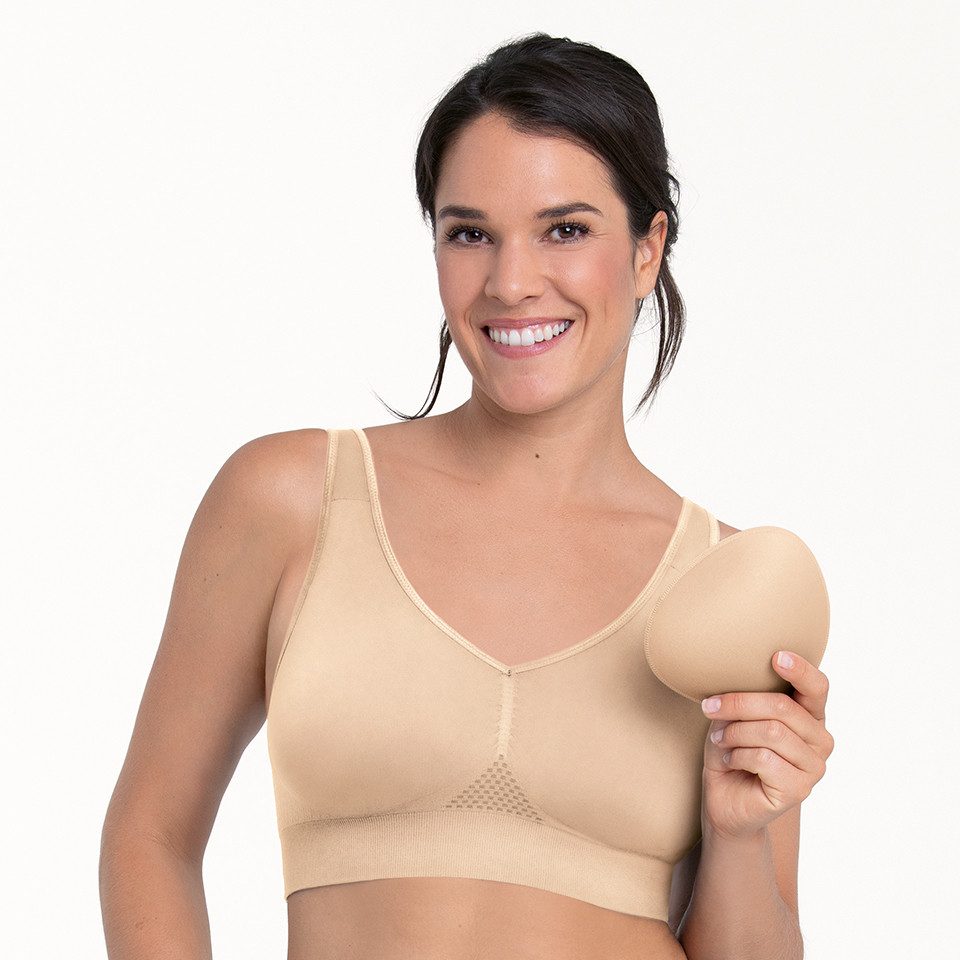 Anita since 1886 Soft-BH herausnehmbare Cups, mit Reißverschluss, breite Träger, ohne Bügel