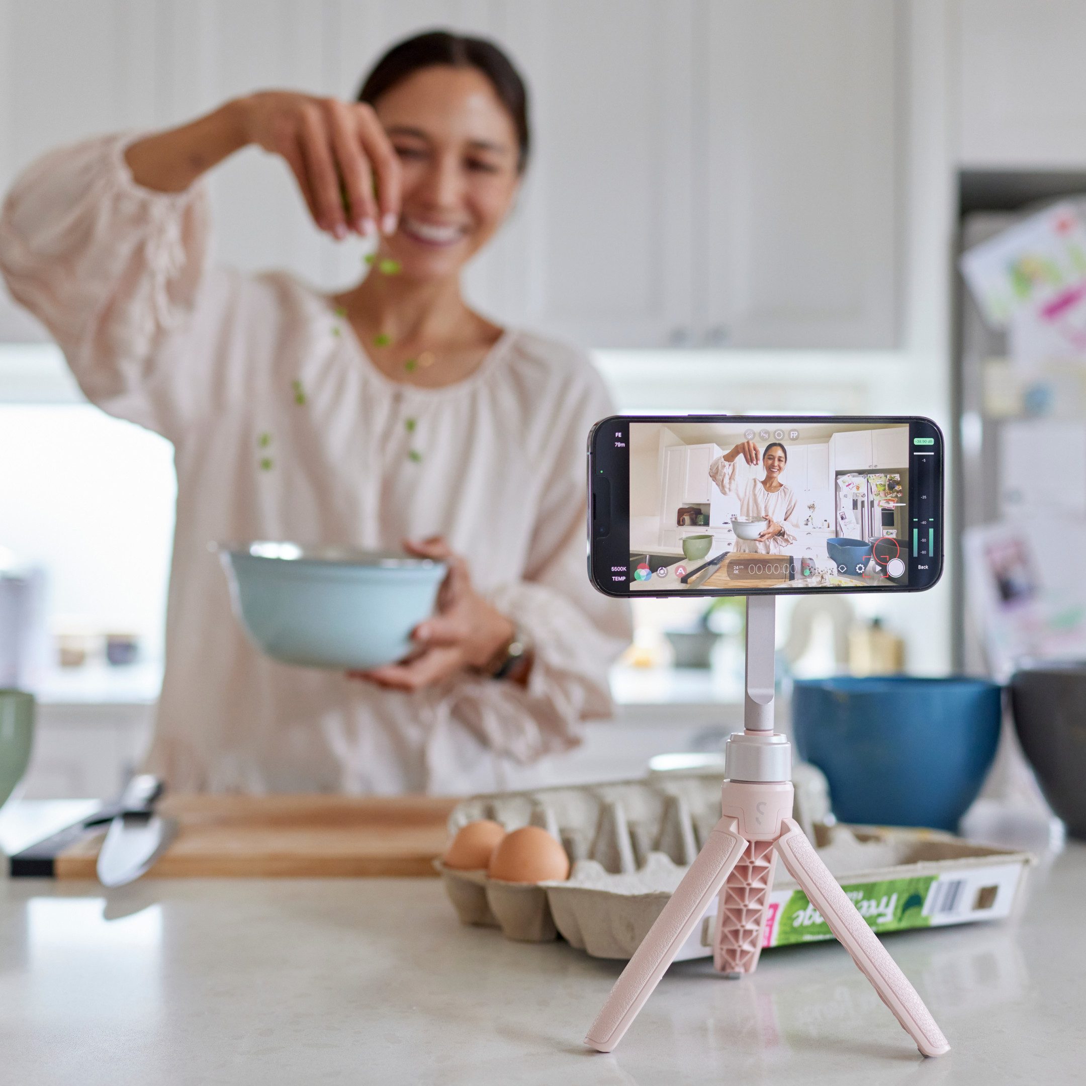 ShiftCam Smartphone-Stabilisator SnapGrip Creator Kit - Magnetisches Content Creation Set