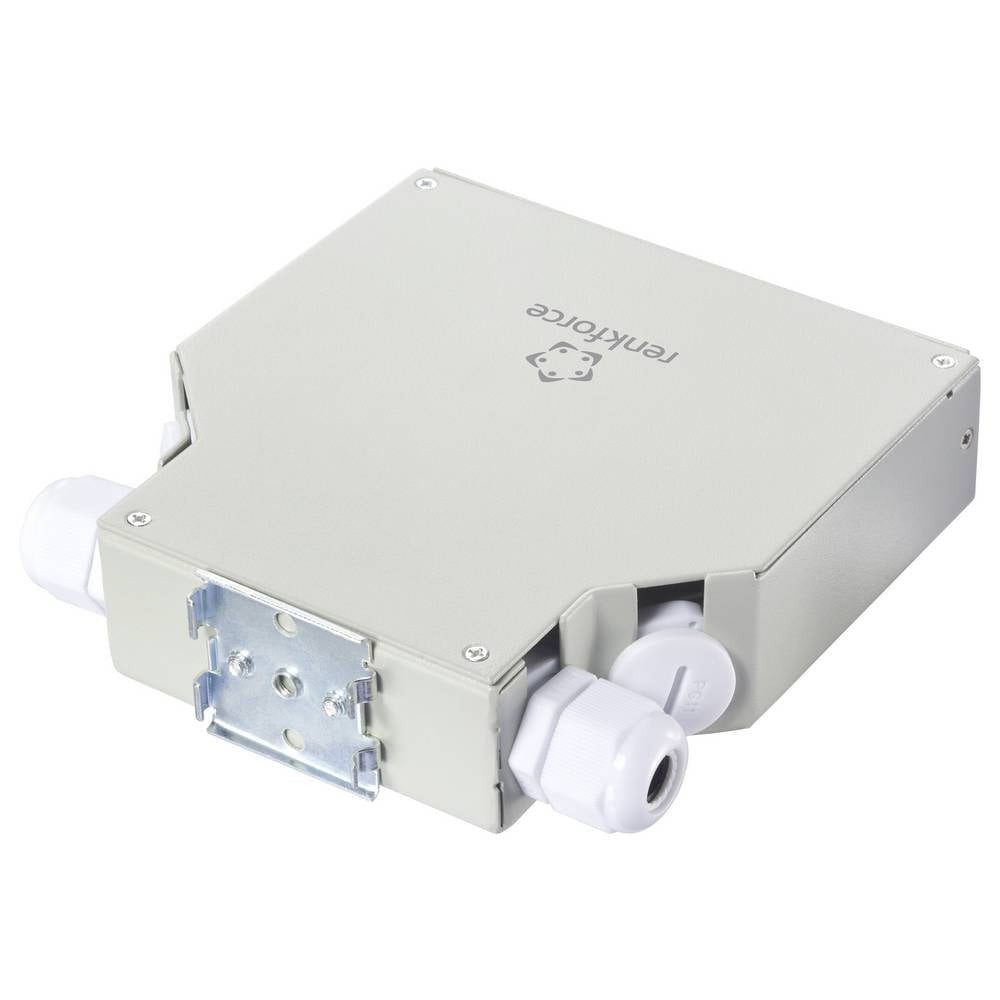 Renkforce RF-7187896 Hutschienen-Adapter 8 Port Unbestückt Netzwerk-Patch-Panel