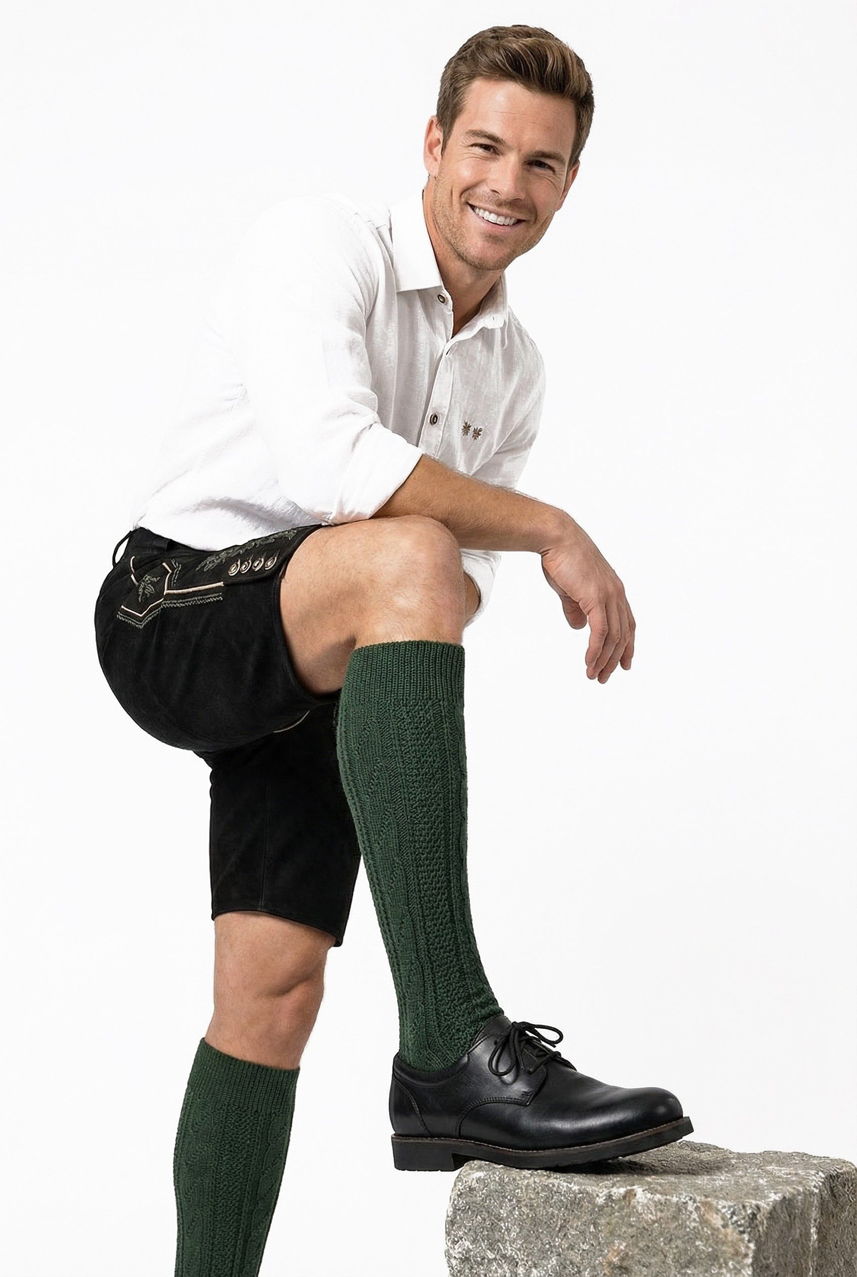 Moschen-Bayern Trachtensocken Trachtenstrumpf Trachtenstrümpfe Trachtenkniestrumpf Lederhose Wolle aus weicher Woll-Mischung