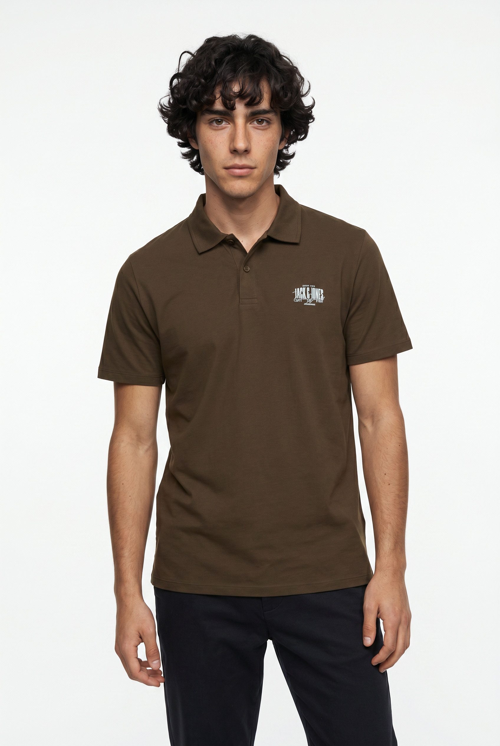 Jack & Jones Poloshirt JJAERO POLO SS Baumwolle, regular fit