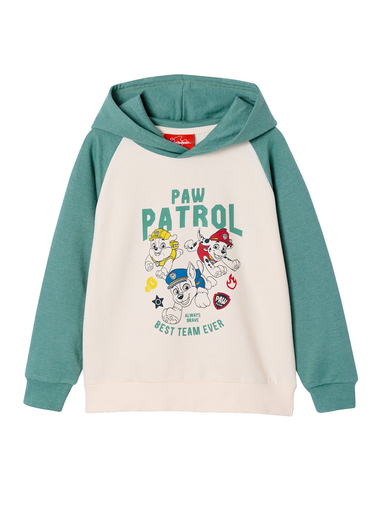 vertbaudet Fleecepullover Kapuzensweatshirt Jungen PAW PATROL
