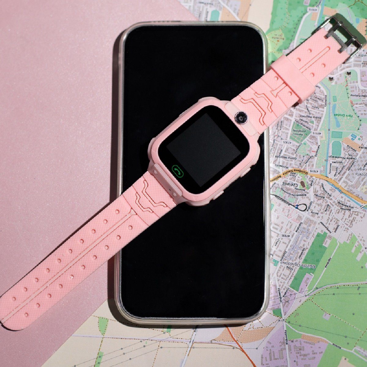 MaXlife Smartwatch Kinderuhr Armbanduhr LBS-Ortungssystem Smartwatch