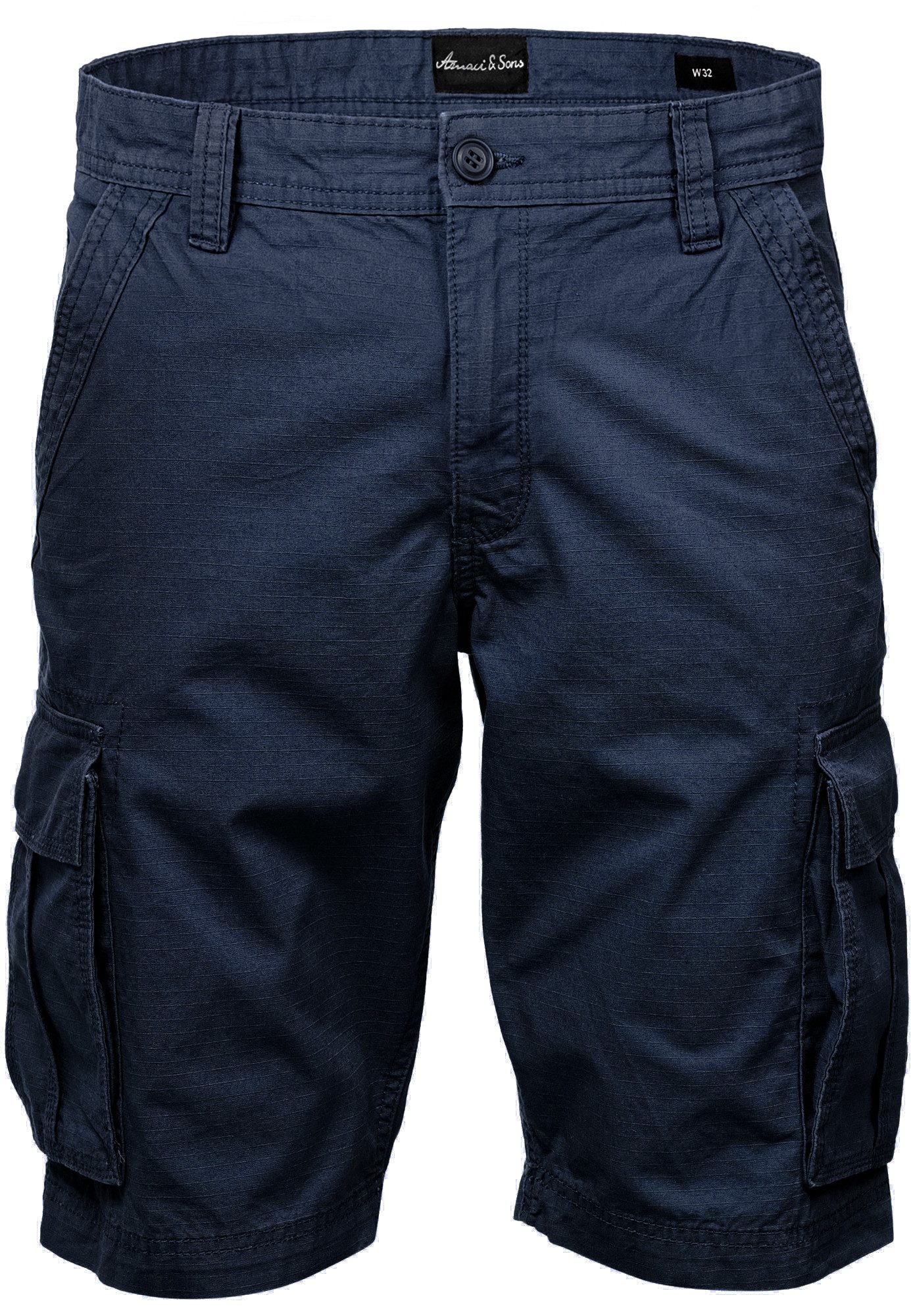 Amaci&Sons Cargoshorts SAUGET Cargoshorts Herren Bermuda Short Hose Regular günstig online kaufen