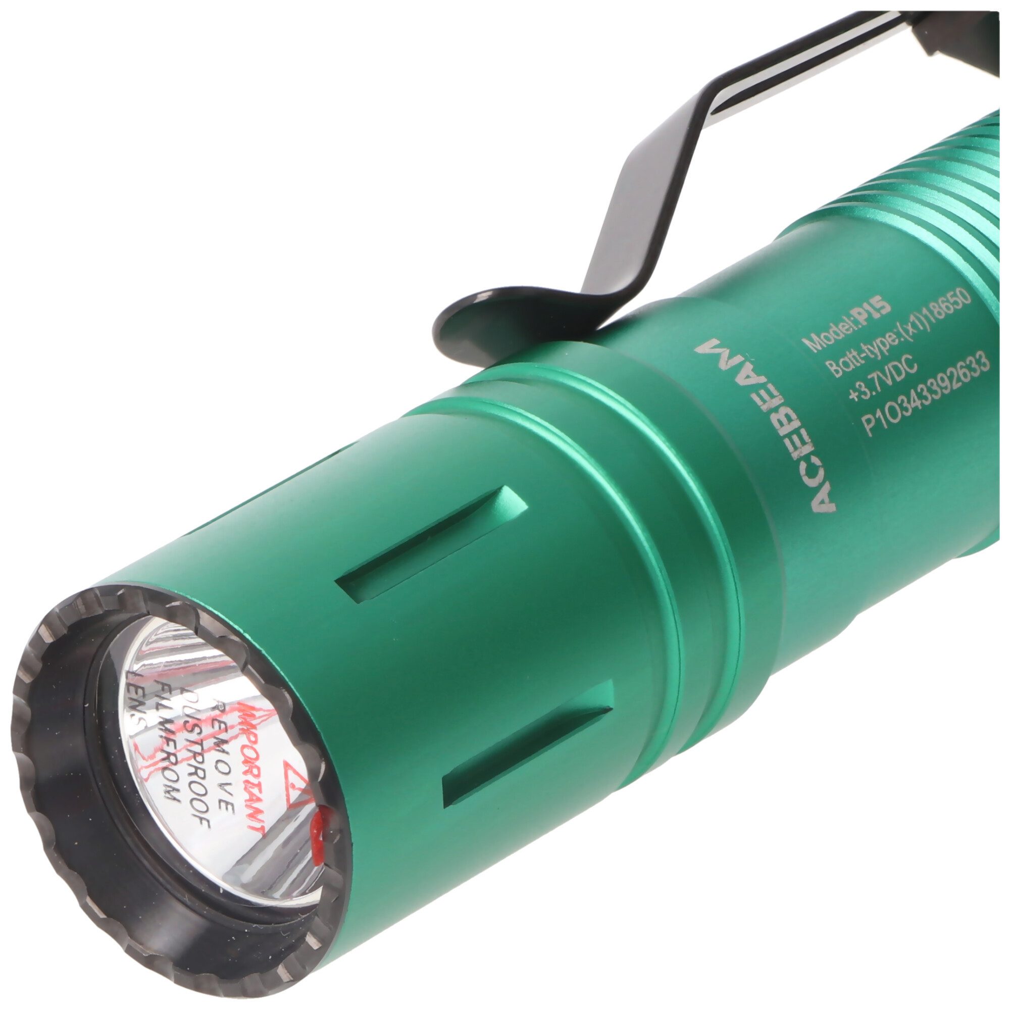 Acebeam LED Taschenlampe AceBeam P15 Defender LED-Taschenlampe mit 1.700 Lumen, Reichweite bis