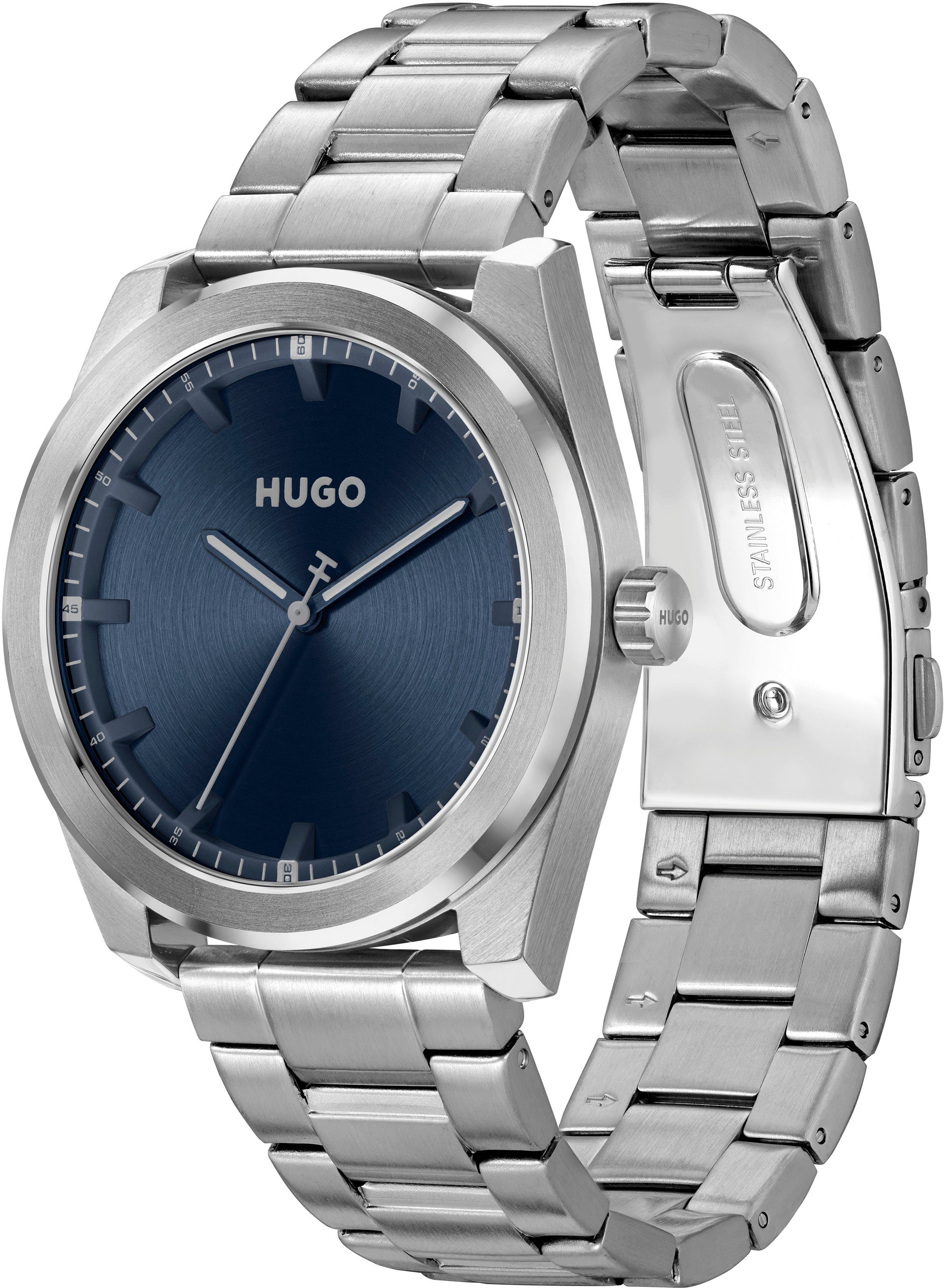 HUGO Quarzuhr #BRIGHT 1530361, Armbanduhr, Herrenuhr, günstig online kaufen