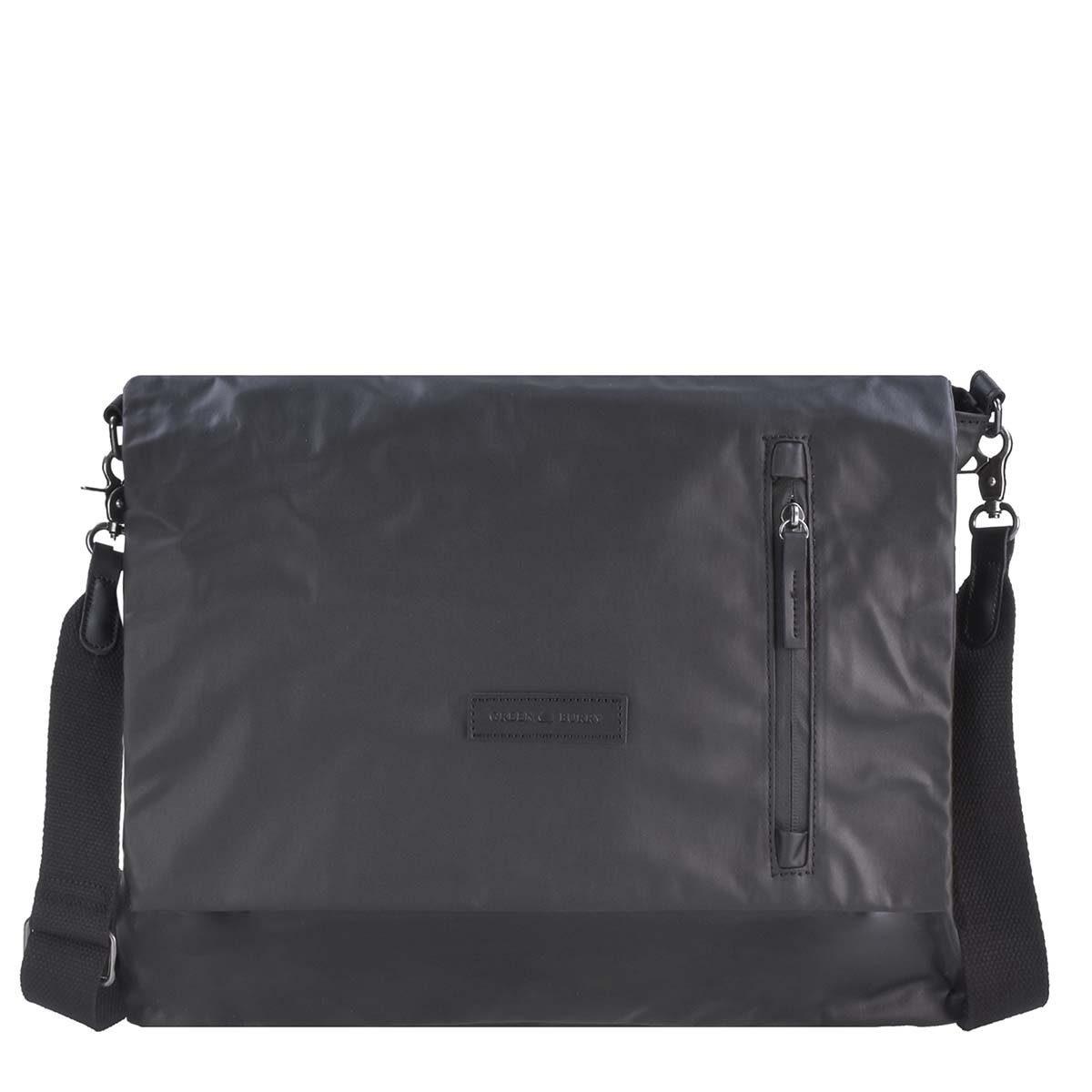 Greenburry Umhängetasche Aviator Waterproof, Messenger Bag 38x30cm, Schultertasche mit Tabletfach 31x22cm