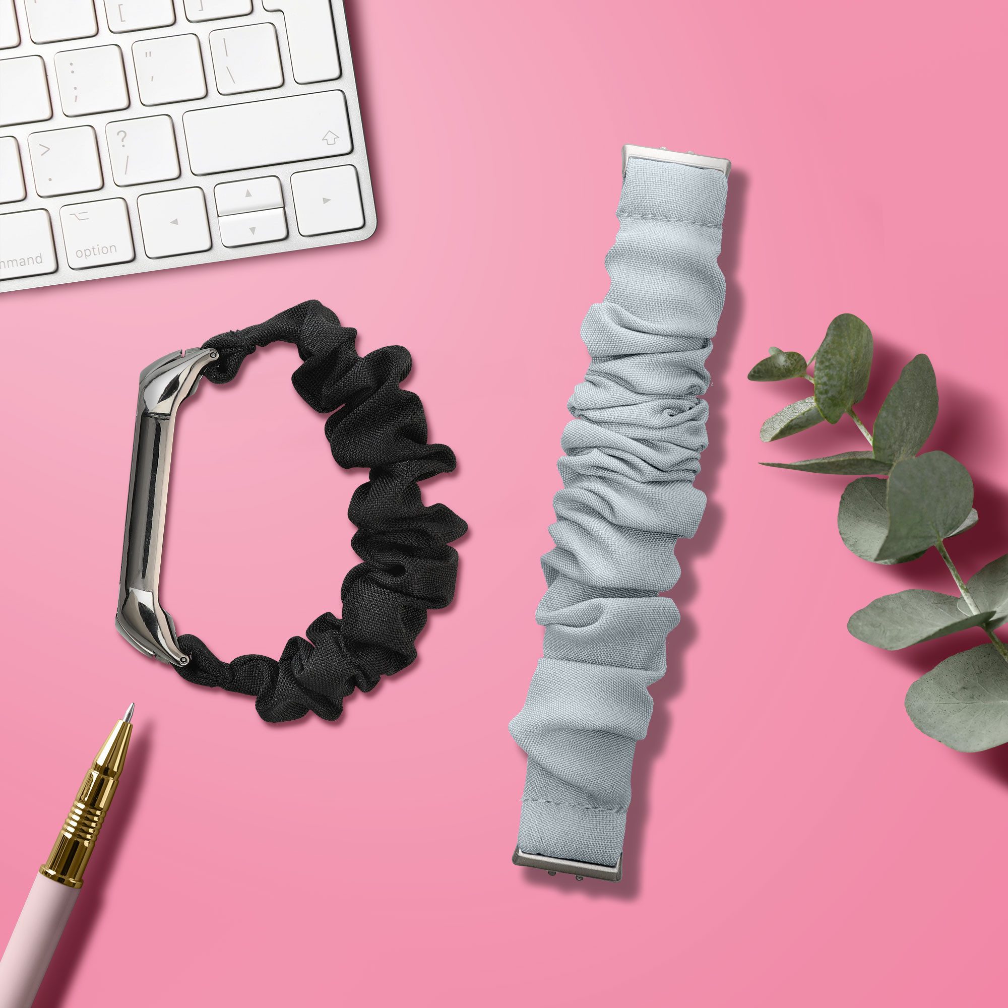kwmobile Ersatz Bügelpolster für Samsung Galaxy Fit 3 Fitnessband, 1-tlg., mit Kunstleder Polster