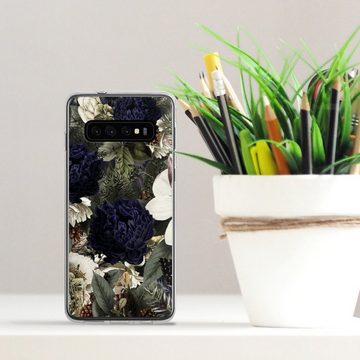 DeinDesign Handyhülle Utart Vintage Blumen Natur Blumen, Samsung Galaxy S10 Plus Silikon Hülle Bumper Case Handy Schutzhülle