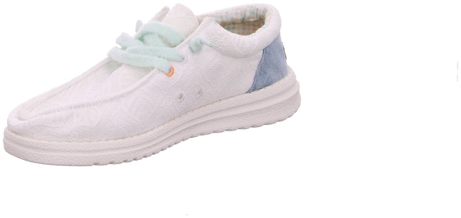 Fusion Fusion Emma White Flower Embroidery Slipper