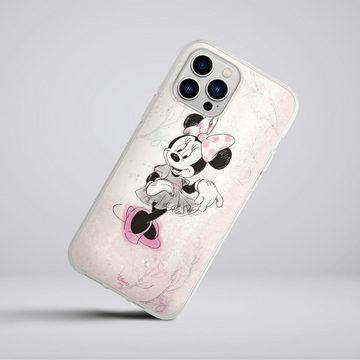 DeinDesign Handyhülle Minnie Mouse Disney Vintage Minnie Watercolor, Apple iPhone 13 Pro Max Silikon Hülle Bumper Case Handy Schutzhülle