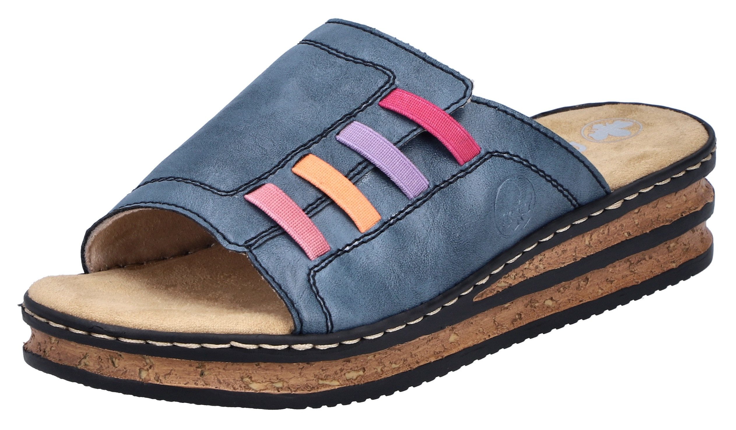 Rieker Keilpantolette Sommerschuh, Hausschuh, Pantolette mit günstig online kaufen