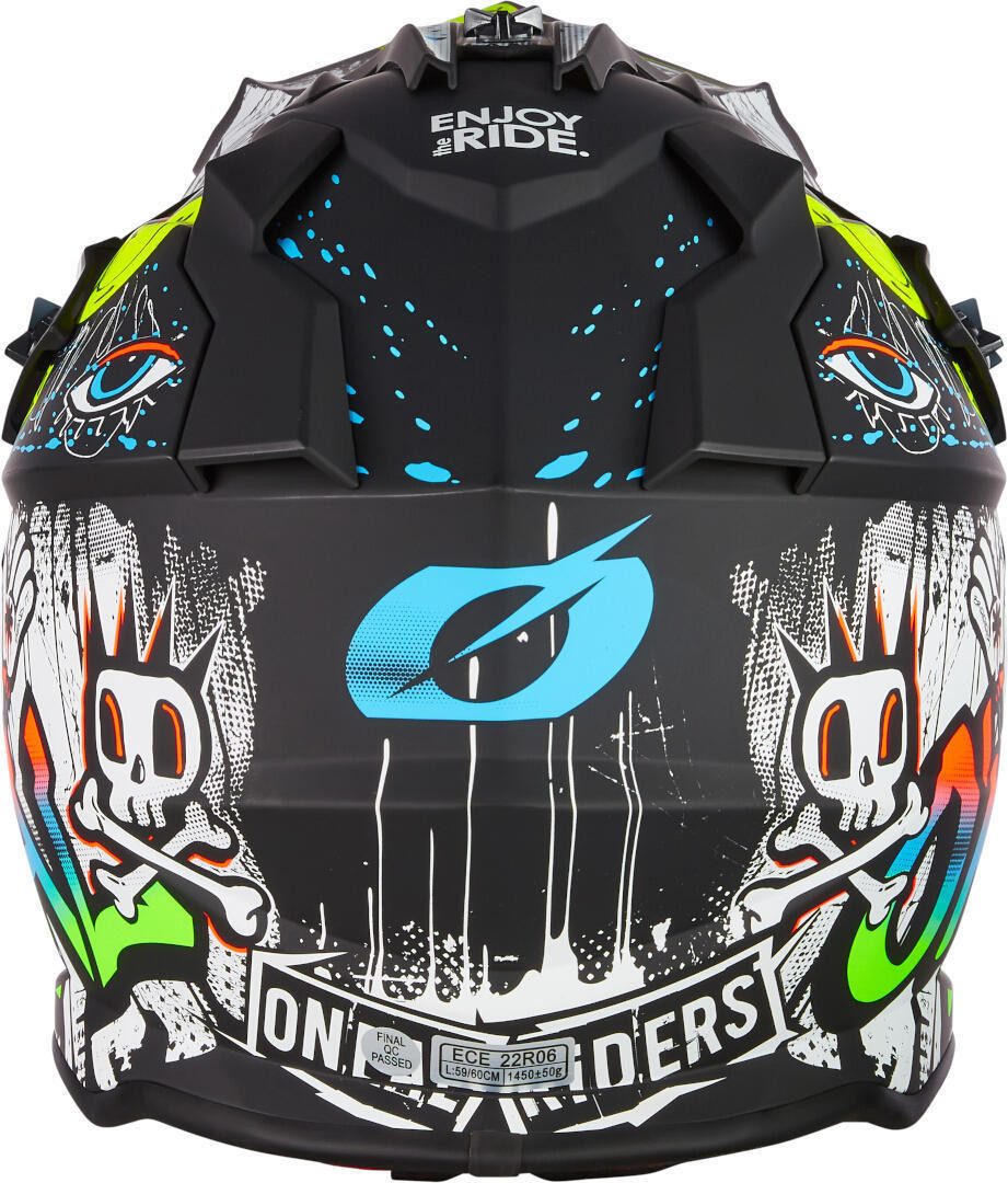 O’NEAL Motocrosshelm 2SRS Rancid bunter Motocross Helm, Absorbierend