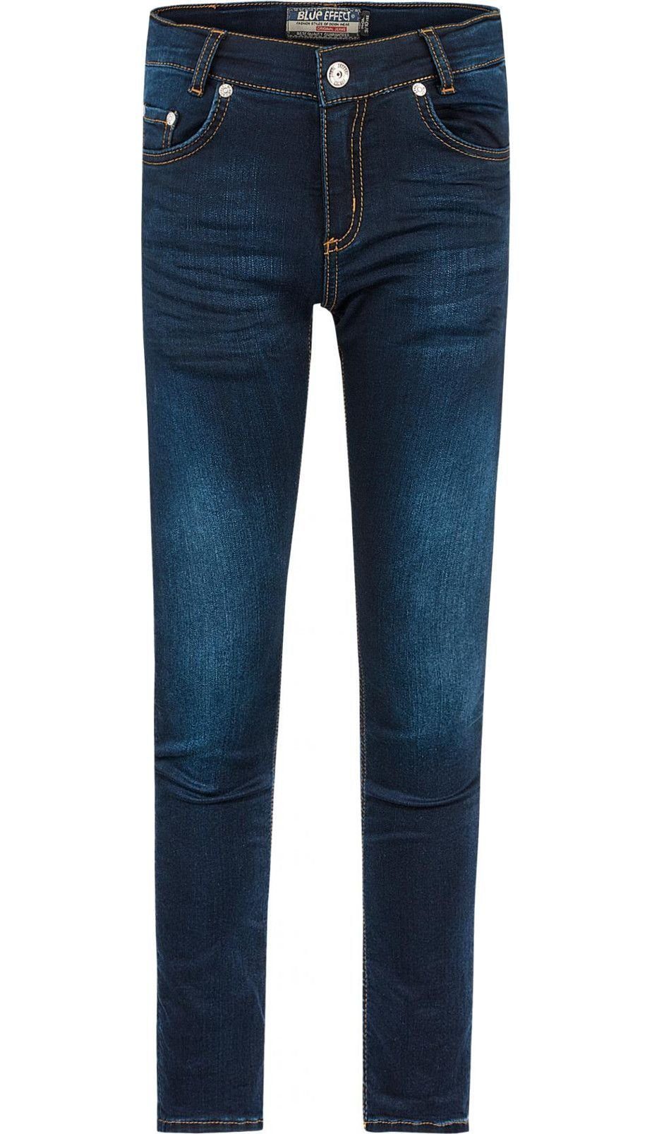 BLUE EFFECT Regular-fit-Jeans Jeans Hose Skinny ultrastretch regular fit dark blue