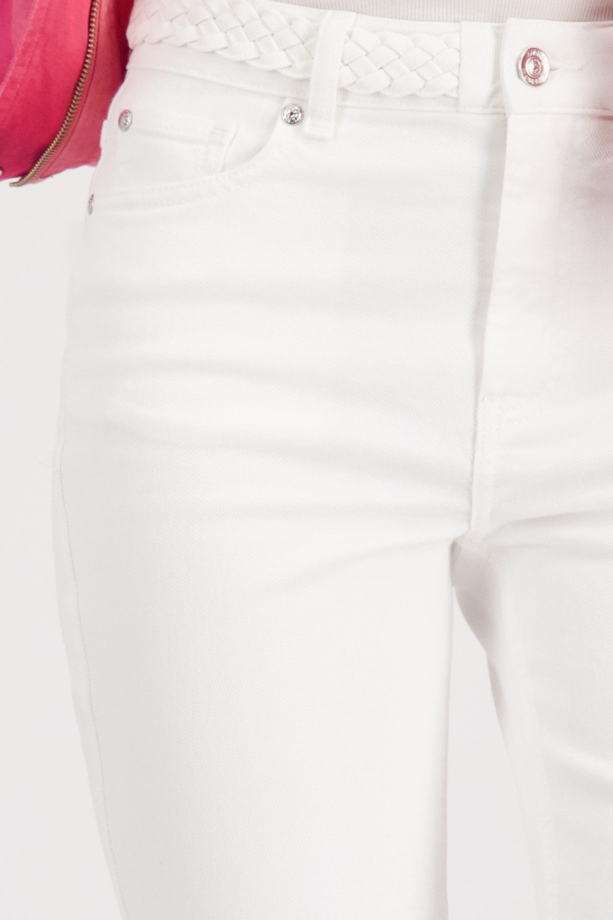 Monari 7/8-Jeans Hose Jeans Reglar fit mit geflochtenem Bunddetail – Bild 4 von 5