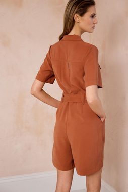 Next Playsuit Kurzärmeliger Overall mit Gürtel (1-tlg)