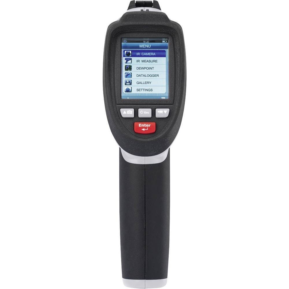 VOLTCRAFT Infrarot-Thermometer Thermometer IR-1600CAM, Pyrometer, Echtbildanzeige