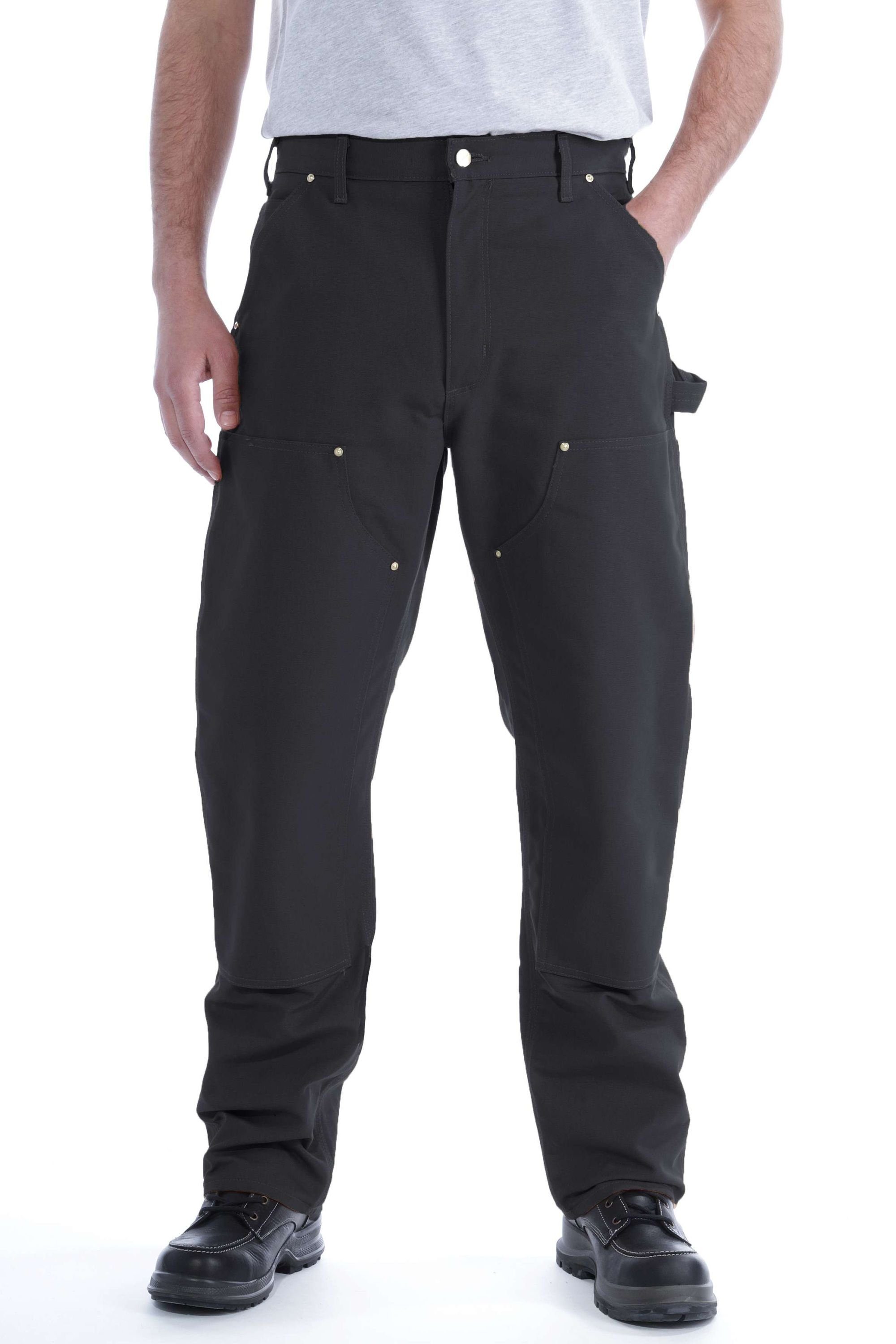 black Arbeitsbundhose Duck Logger Carhartt Pant Double (1-tlg) Front