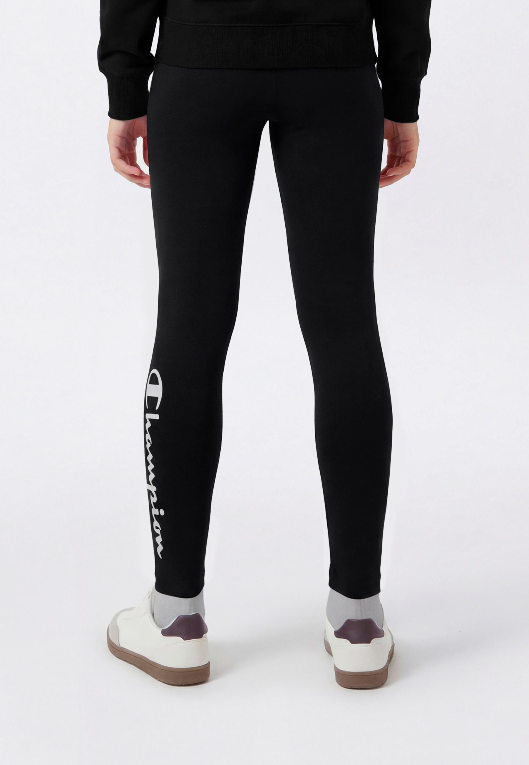 Champion Leggings BASICS Leggings Large Logo sportlicher Stil, ohne Verschluss, für Kinder