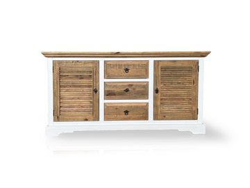 Moebel-Eins Kommode, NOTTINGHAM Sideboard, recyceltes Altholz, teilmassiv