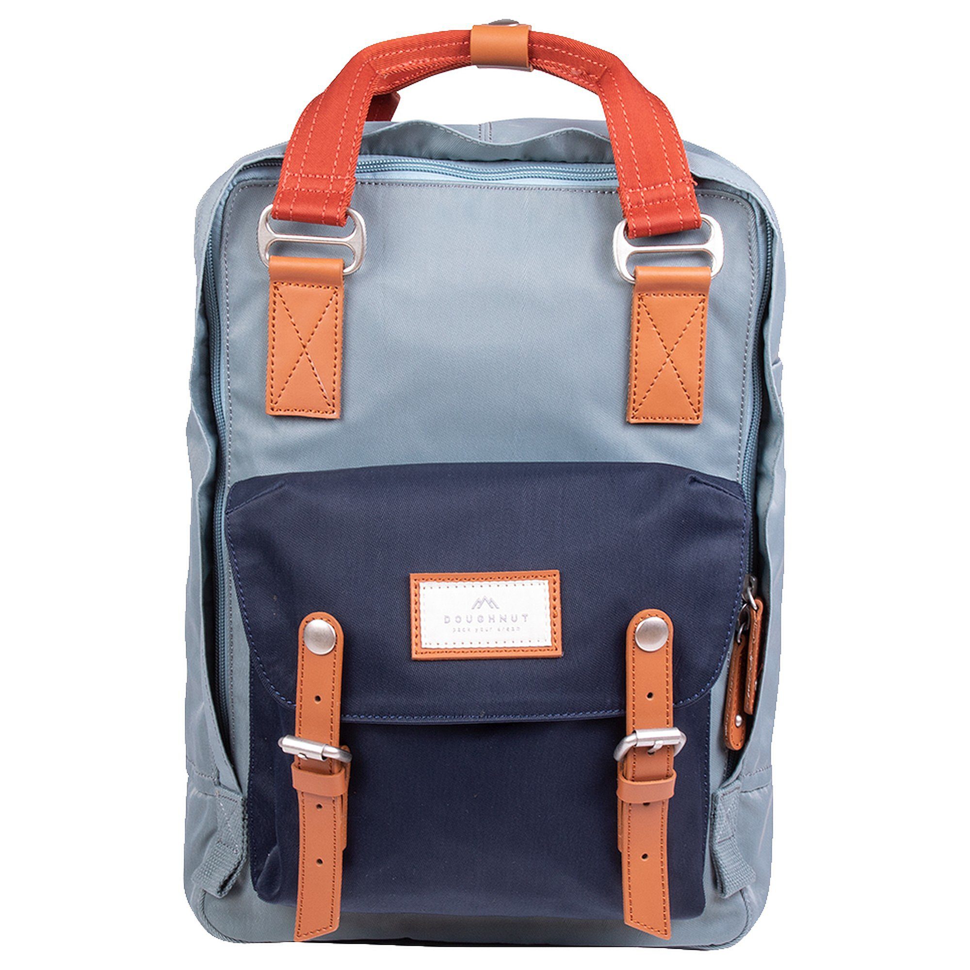 Macaroon washed denim - Rucksack x Doughnut Tone Laptoprucksack nautical Earth 14"