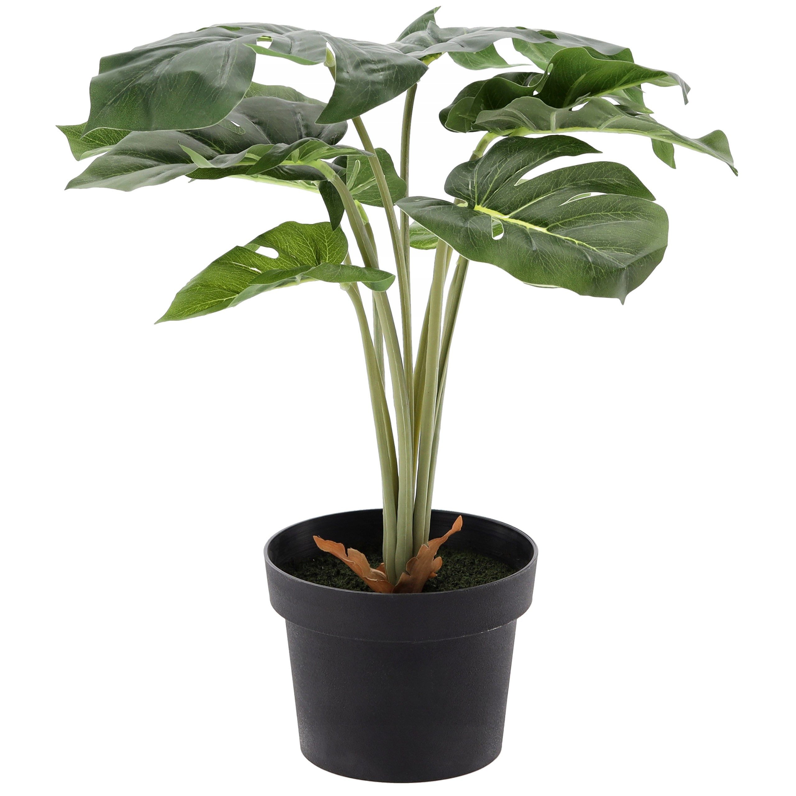 Kunstblume Künstliche innen/außen Topfpflanze - Monstera günstig online kaufen