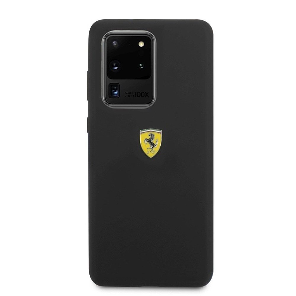 Ferrari Handyhülle Silikonhülle Cover, Silikon, Mikrofaserfutter, griffig