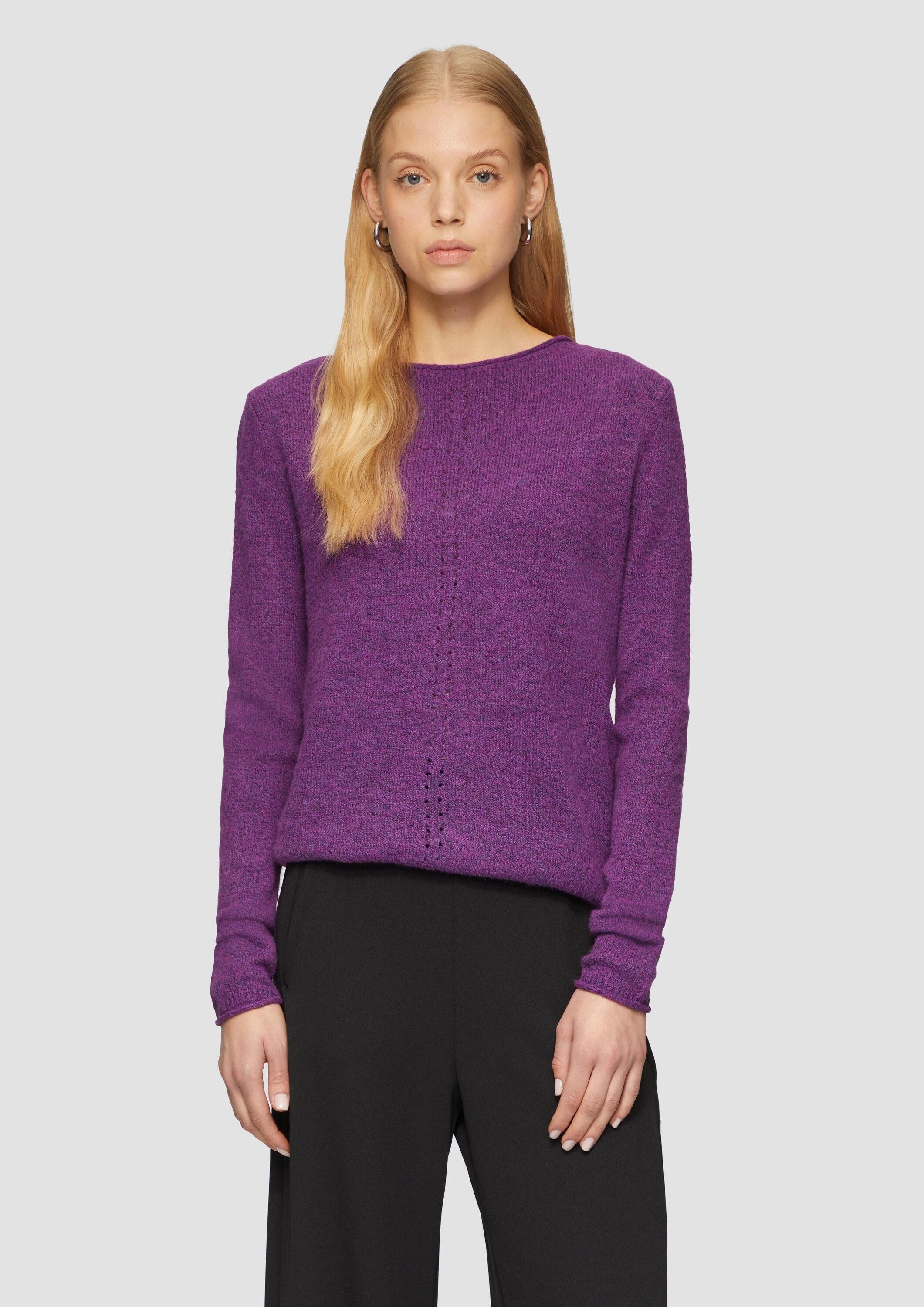 QS Longpullover Strickpullover Weicher Strickpullover mit günstig online kaufen