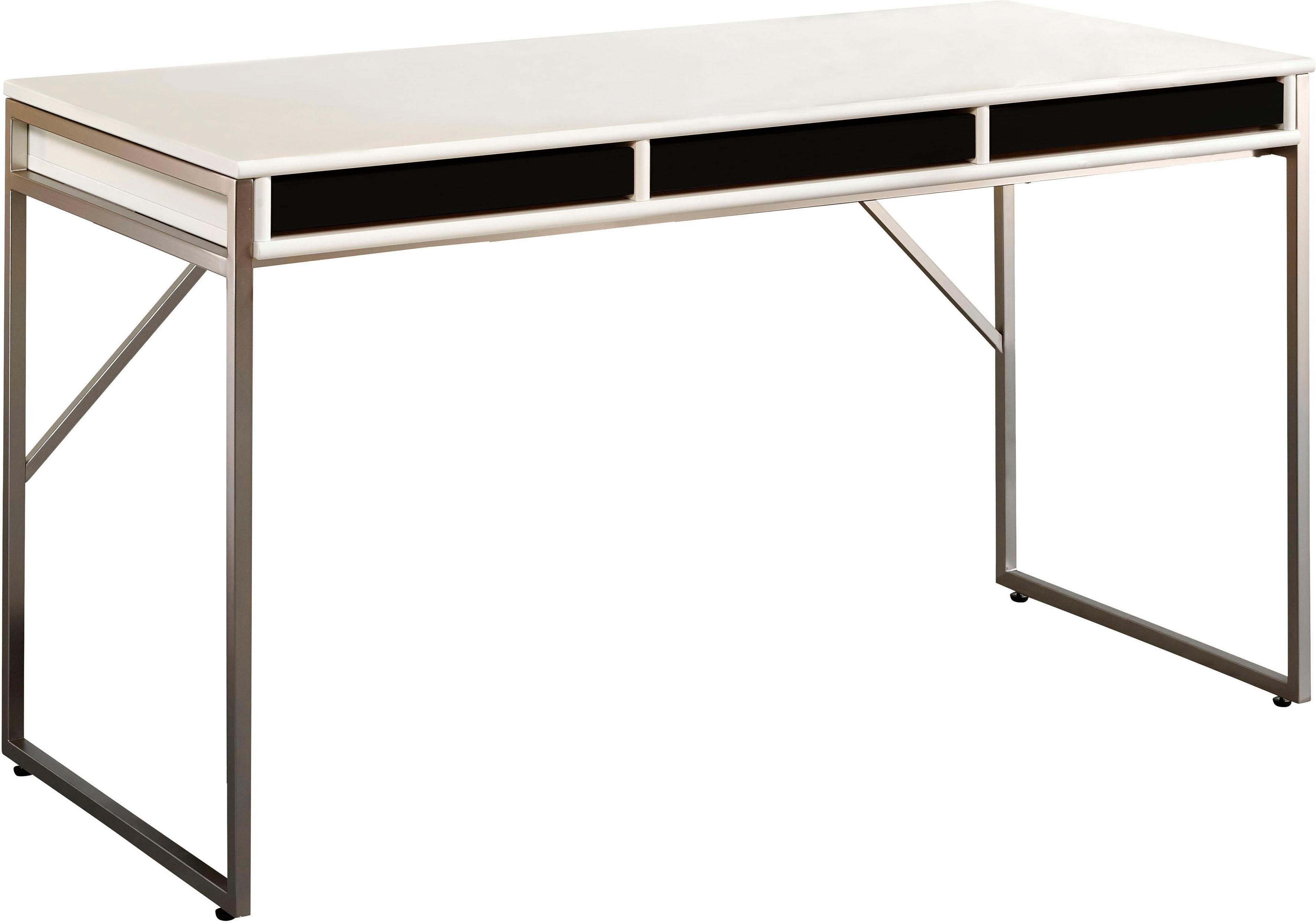 Computertisch, gebeizt Hammel cm, mit Bürotisch, 137,4 Gestell, Arbeitstisch, schwarz Schreibtisch Tisch, Designmöbel Furniture B: Mistral