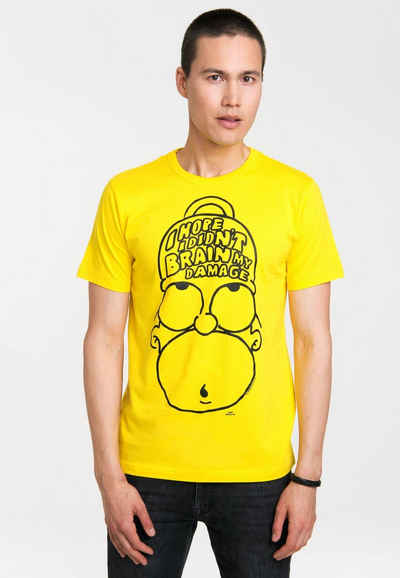 LOGOSHIRT T-Shirt Homer Simpson - The Simpsons mit witzigem Frontdruck