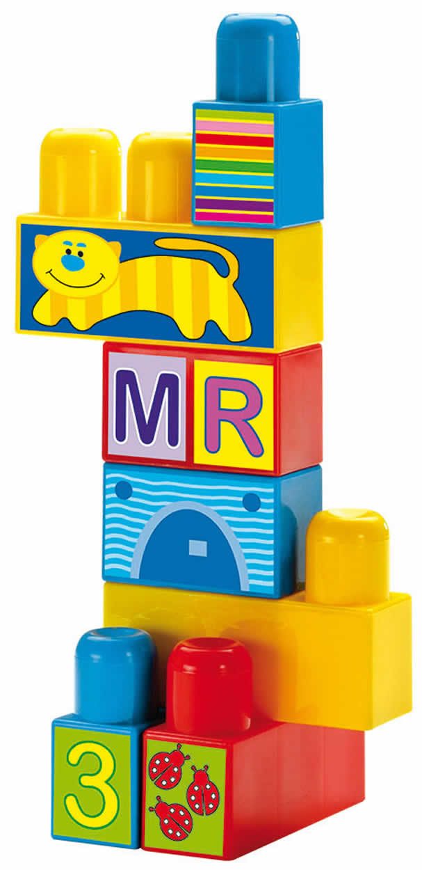 Dohany Maxi Bloxx Steckbausteine Bauklötze ABC Zahlen Spielbausteine, (64 St) – Bild 3 von 4