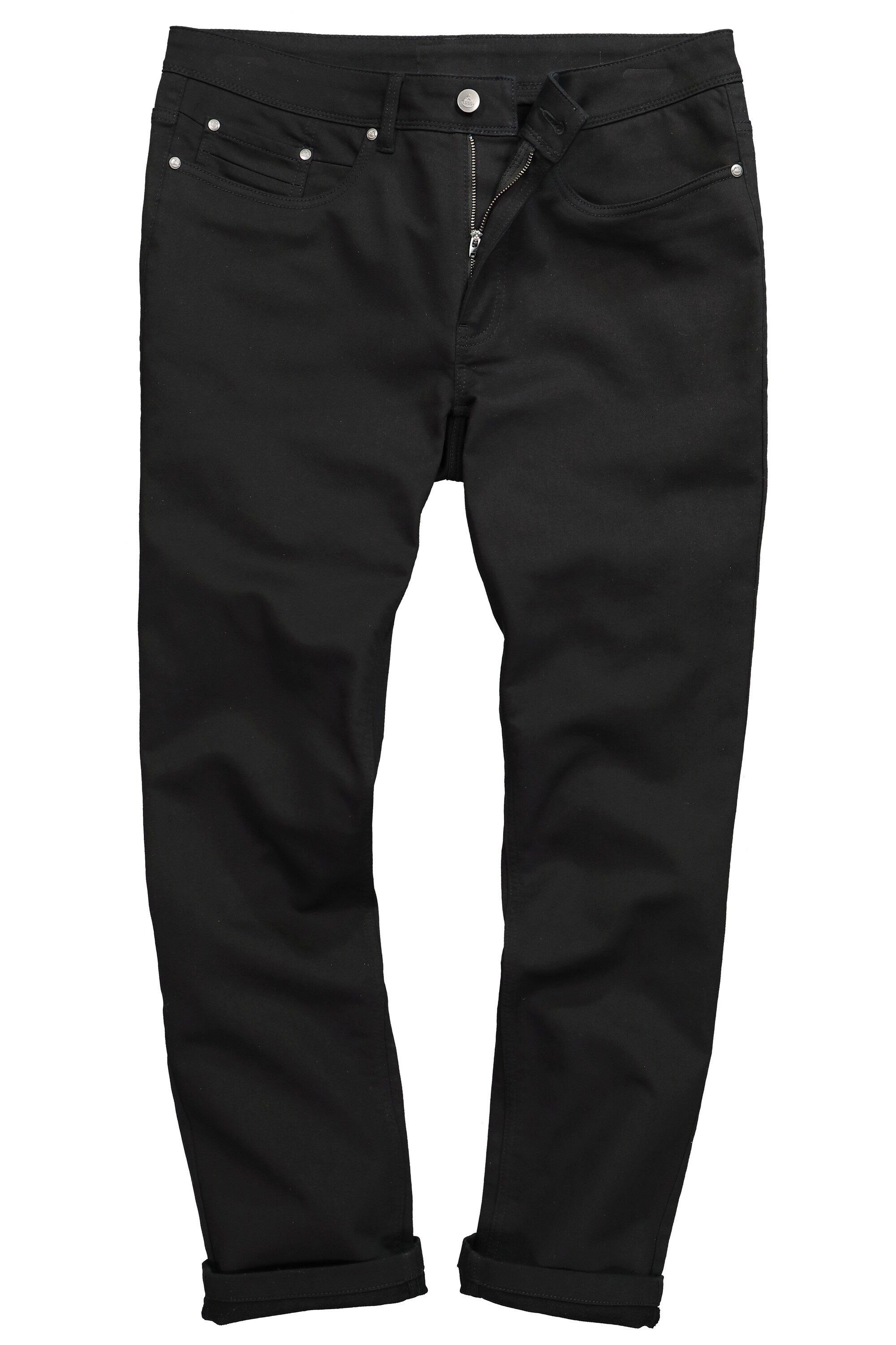 Boston Park 5-Pocket-Jeans Boston Park Jeans Black Denim Straight Fit günstig online kaufen