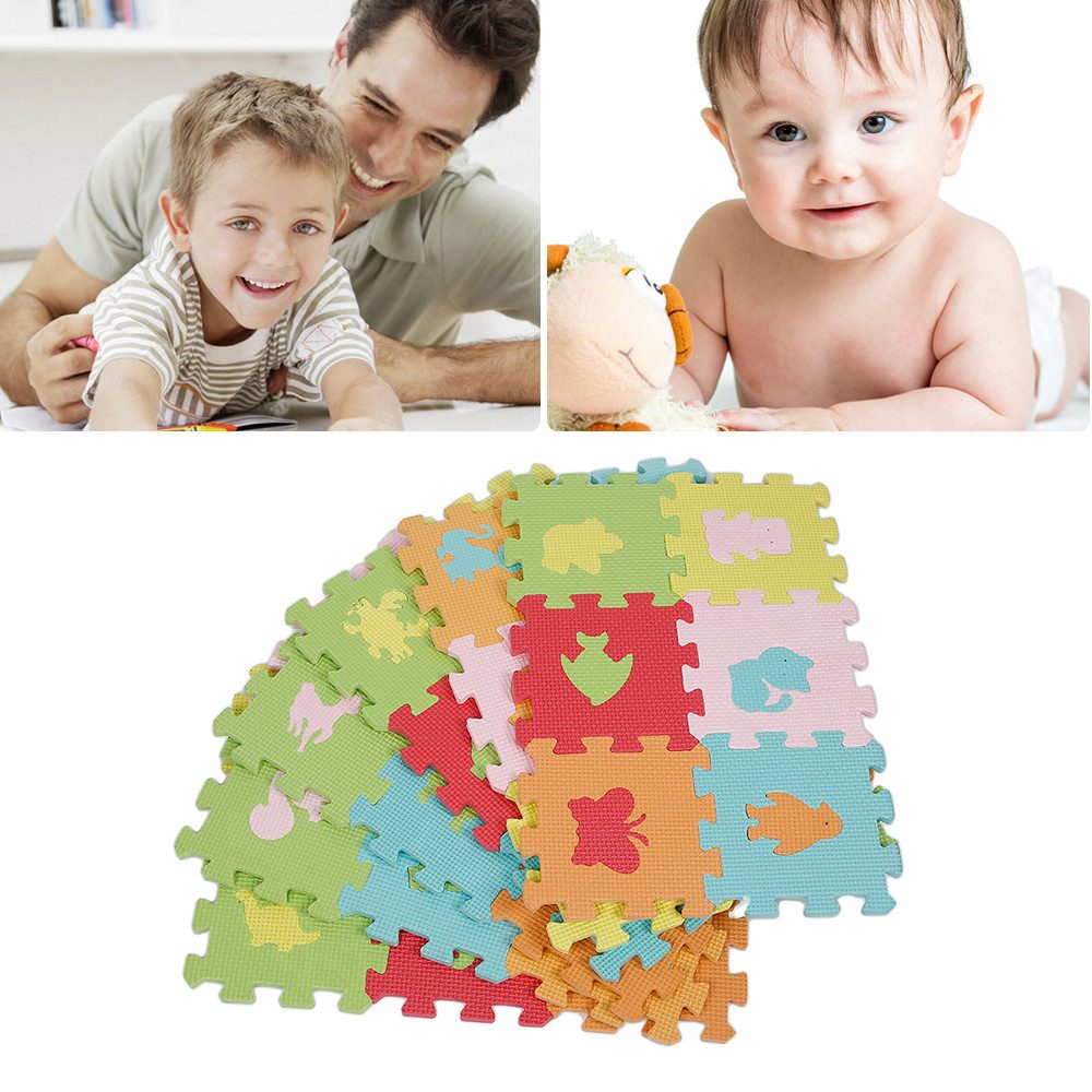 JEOBEST Puzzlematte Bodenschutzmatte Krabbelmatte, Kinder Spielteppich günstig online kaufen