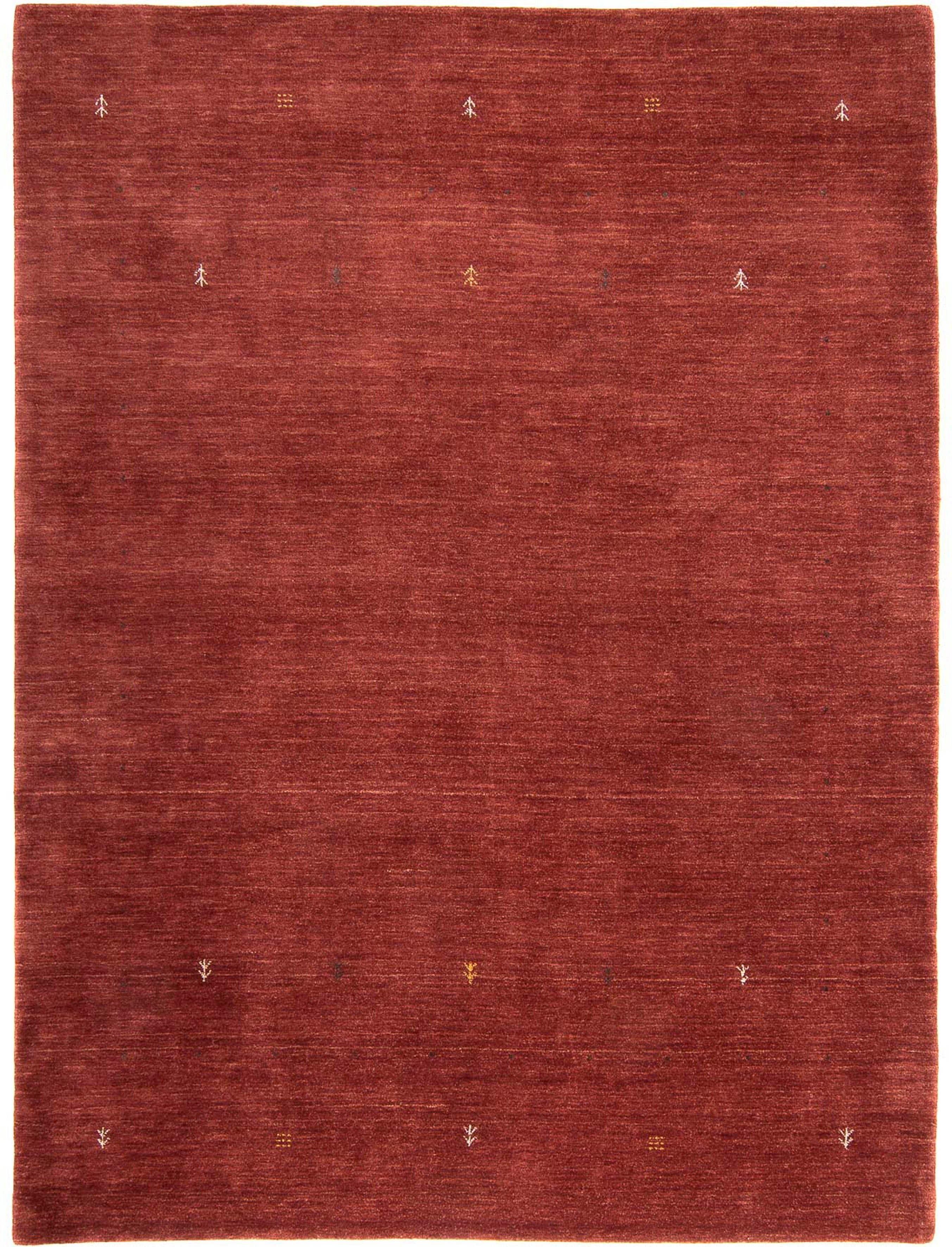 Loribaft Höhe: - Wollteppich - 173 - x Einzelstück morgenland, rechteckig, mm, 242 braun, Gabbeh Wohnzimmer, 12 Softy cm