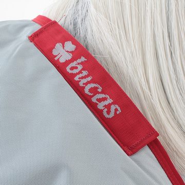 Bucas Pferde-Regendecke Bucas Atlantic Turnout by HorSeven 50g - Special Silver/Red