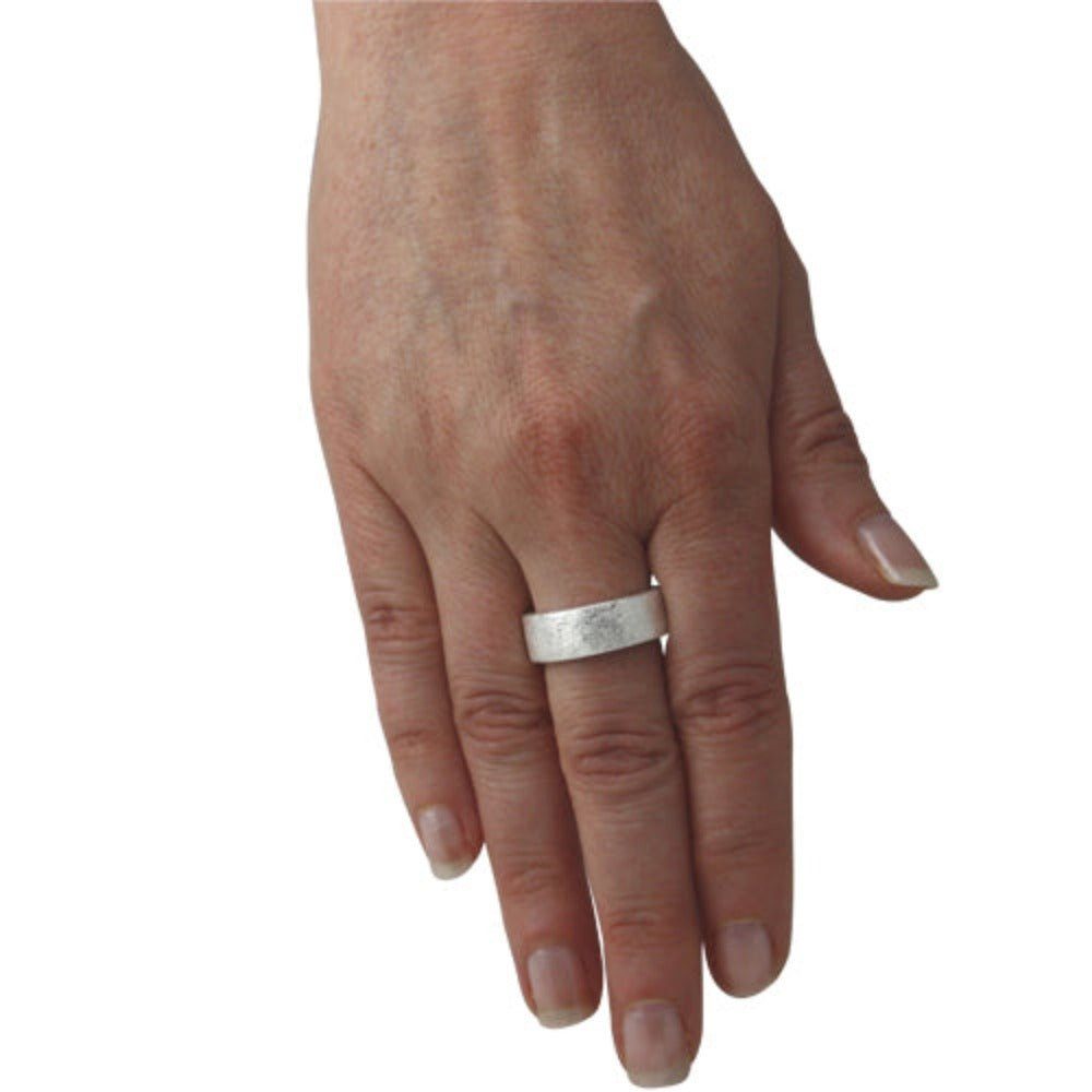 (1-tlg), hochwertige Ring Silberring Deutschland 925) "Simple" 8 DESIGNSCHMUCK (Sterling mm Goldschmiedearbeit SKIELKA aus Silber Silber