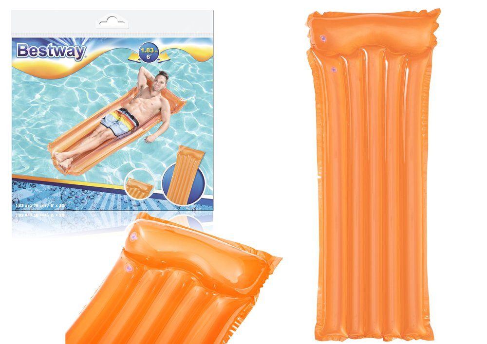 BESTWAY Luftmatratze Luftmatratze zum Schwimmen Orange 183 x 76 cm Bestway 44013