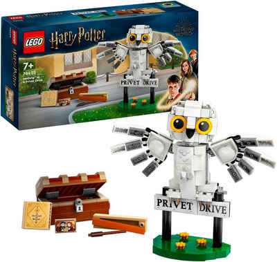 LEGO® Konstruktionsspielsteine Hedwig™ im Ligusterweg 4 (76425), LEGO® Harry Potter™, (337 St), Made in Europe