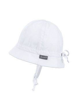 Sterntaler® Schlupfmütze Kinderhut (1-St., Sonnenhut aus UV-Popeline (Bio) mit UV-Schutz 50+ Einfarbig) Baby Hut aus mit Größenregulierung und Bindebändern