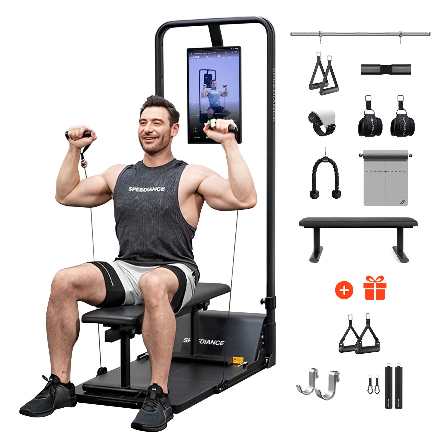 SPEEDIANCE Kraftstation Gym Monster Ganzkörper-Krafttraining Home Gym