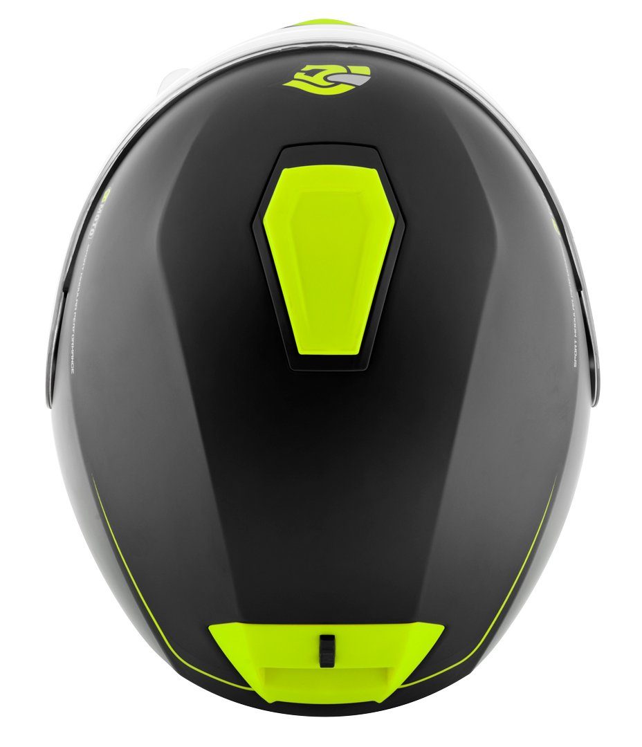 FC-Moto Motorradhelm Novo Straight Klapphelm, integriertes Sonnenvisier