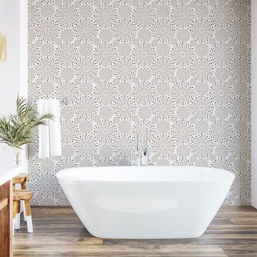 Abakuhaus Vinyltapete selbstklebendes Wohnzimmer Küchenakzent, Abstrakt Blumenschmuck Muster