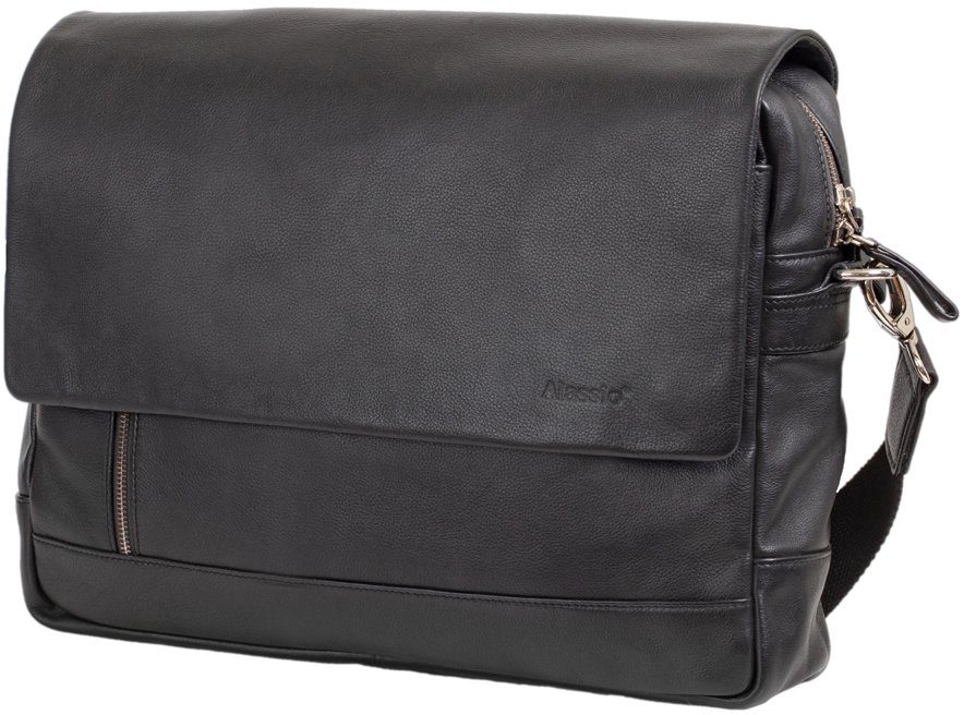 Schultertasche schwarz