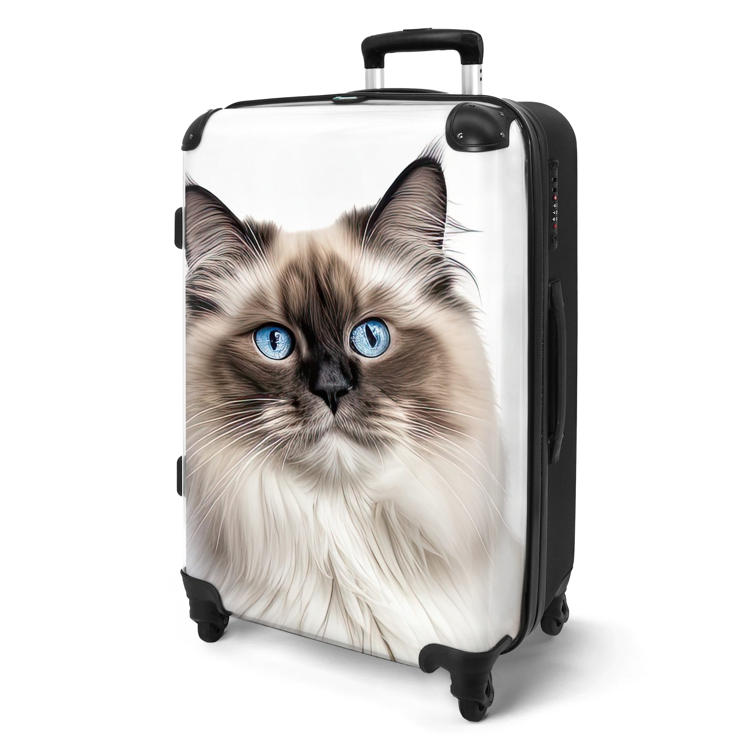 NoBoringSuitcases.com© Hartschalen-Trolley Katze - Haustier - günstig online kaufen