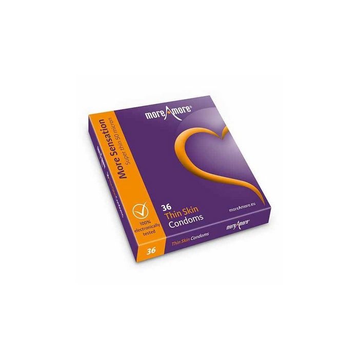 Moreamore Kondome MoreAmore - Condom Thin Skin 36 pcs extra dünn gefühlsecht