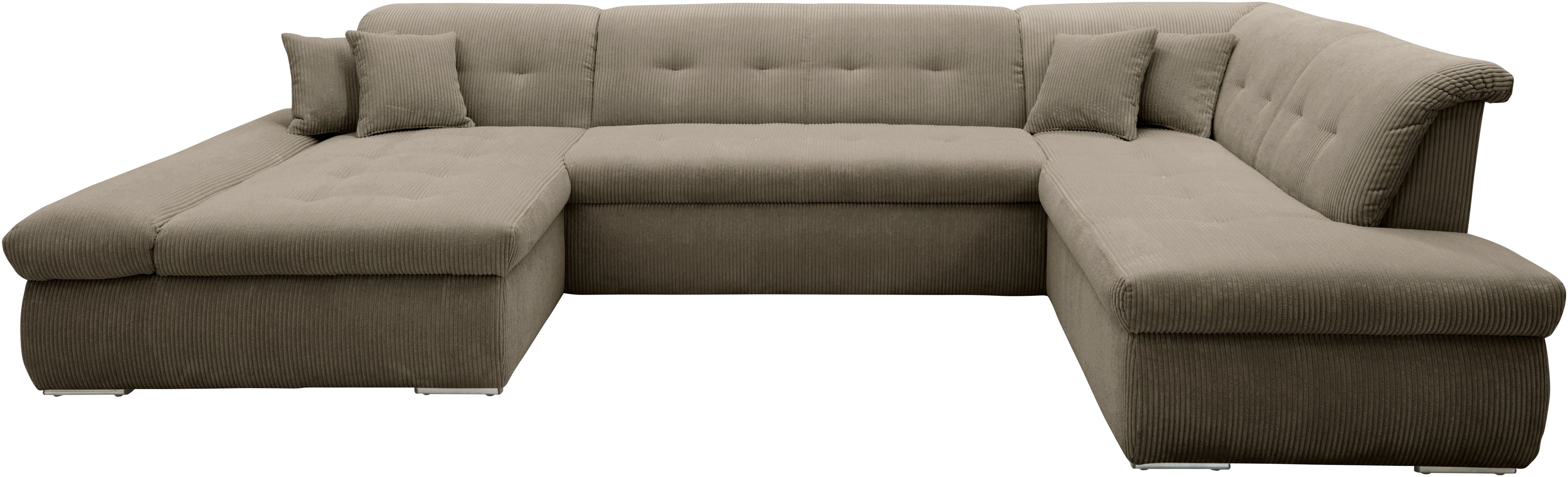 DOMO collection Wohnlandschaft "Moric U-Form auch in Cord", im XXL-Format, günstig online kaufen
