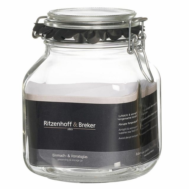 Ritzenhoff & Breker Einmachglas “Gourmet 1.75 L”, Glas, (1-tlg)