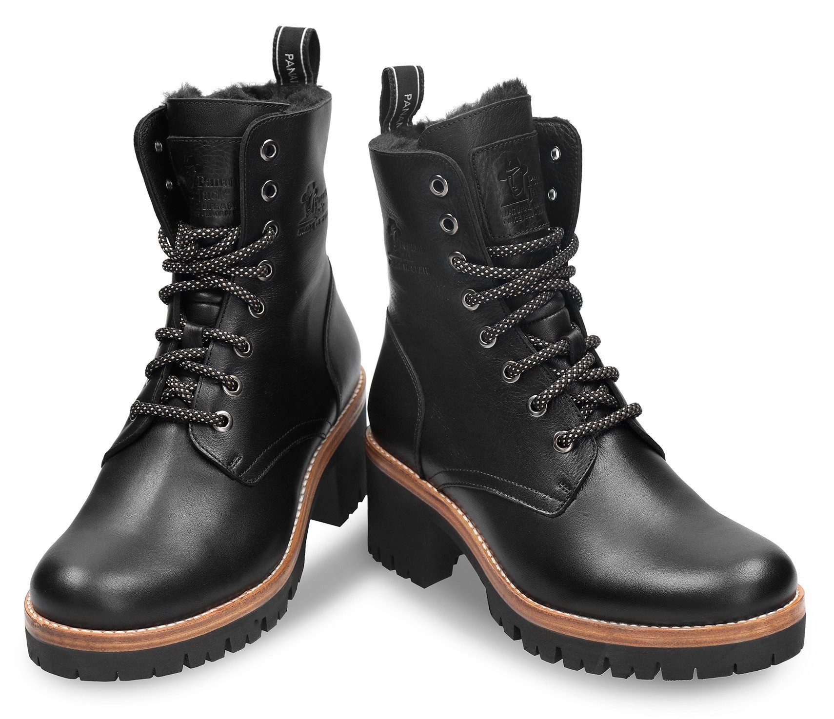 Panama Jack Padma Winterstiefelette, Schnürstiefelette, Blockabsatz, Profil günstig online kaufen