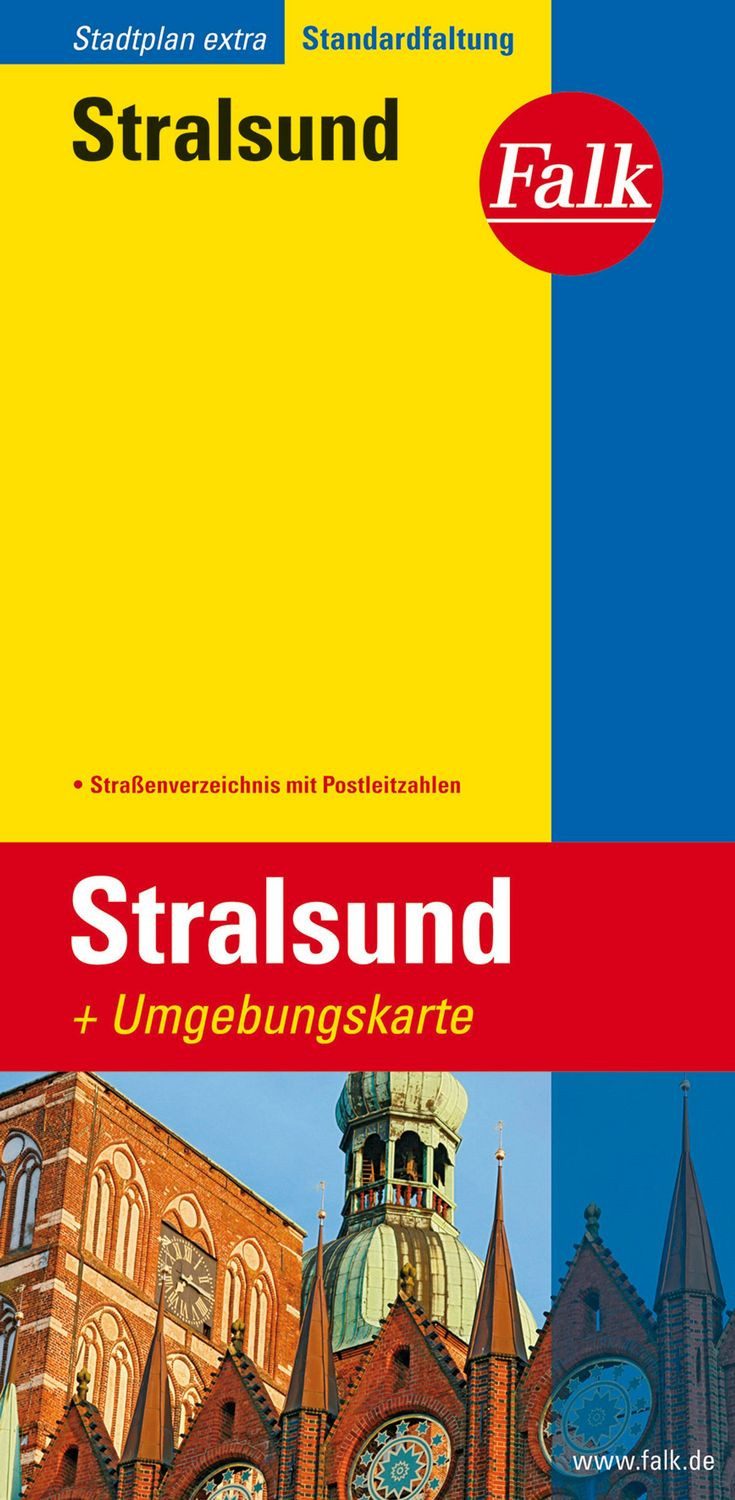 Reiseführer Falk Stadtplan Extra Standardfaltung Stralsund Mit Umgebungskarte, Str diverse