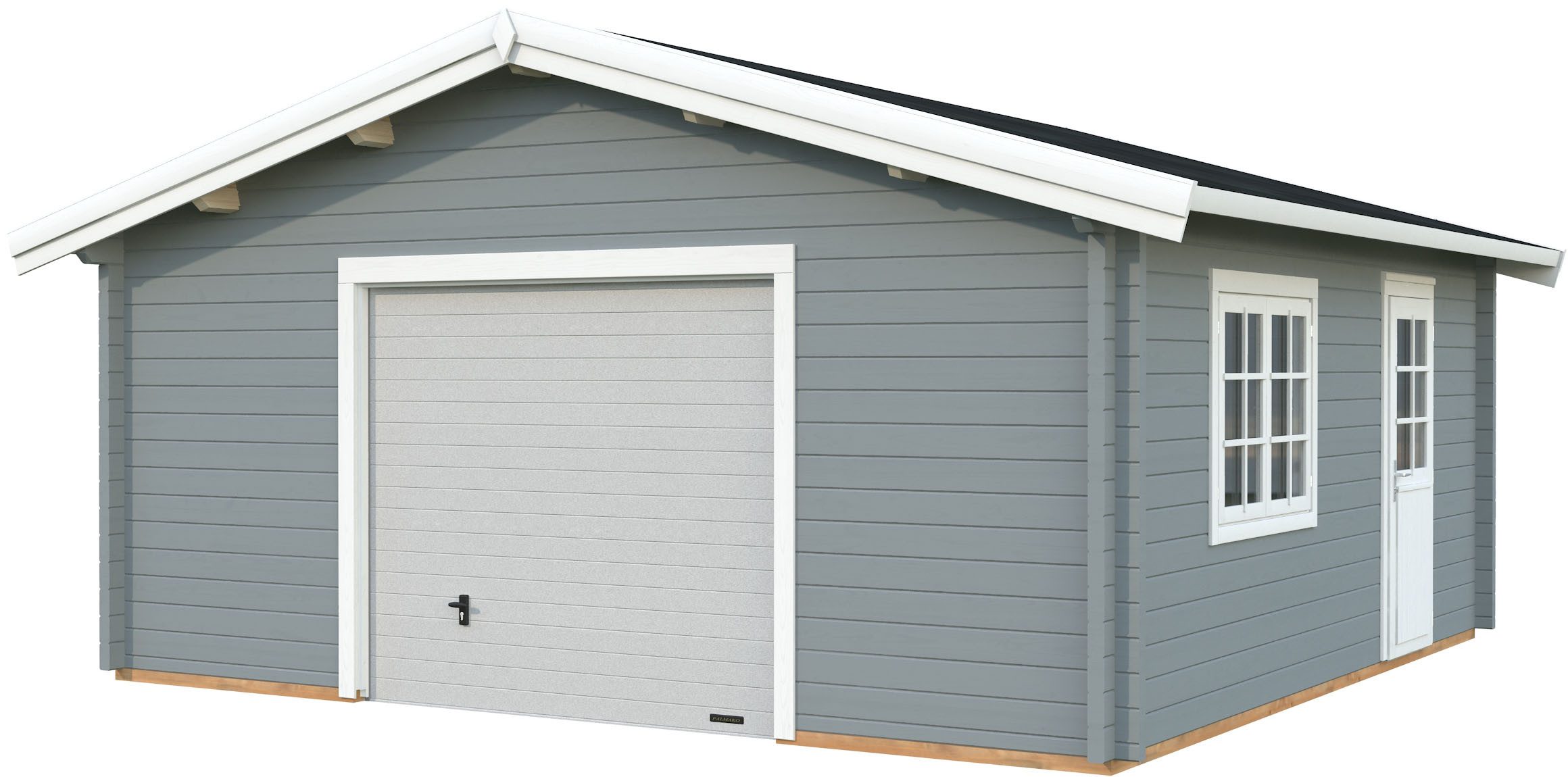 Palmako Garage Roger, mit Sektionaltor, BxTxH: 622x596x312 cm